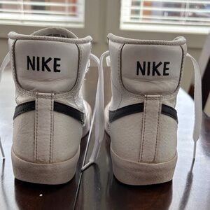 Nike Kids White and Black Sneakers